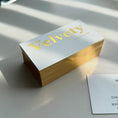 Load image into Gallery viewer, Edge Foil Business Cards (ColorPlan 18pt / 350gsm)