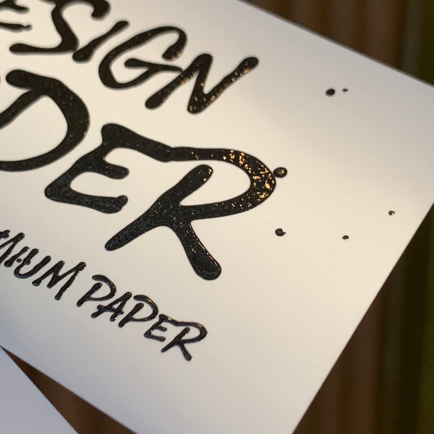 Raised Spot Gloss Business Cards (ColorPlan 18pt / 350gsm)