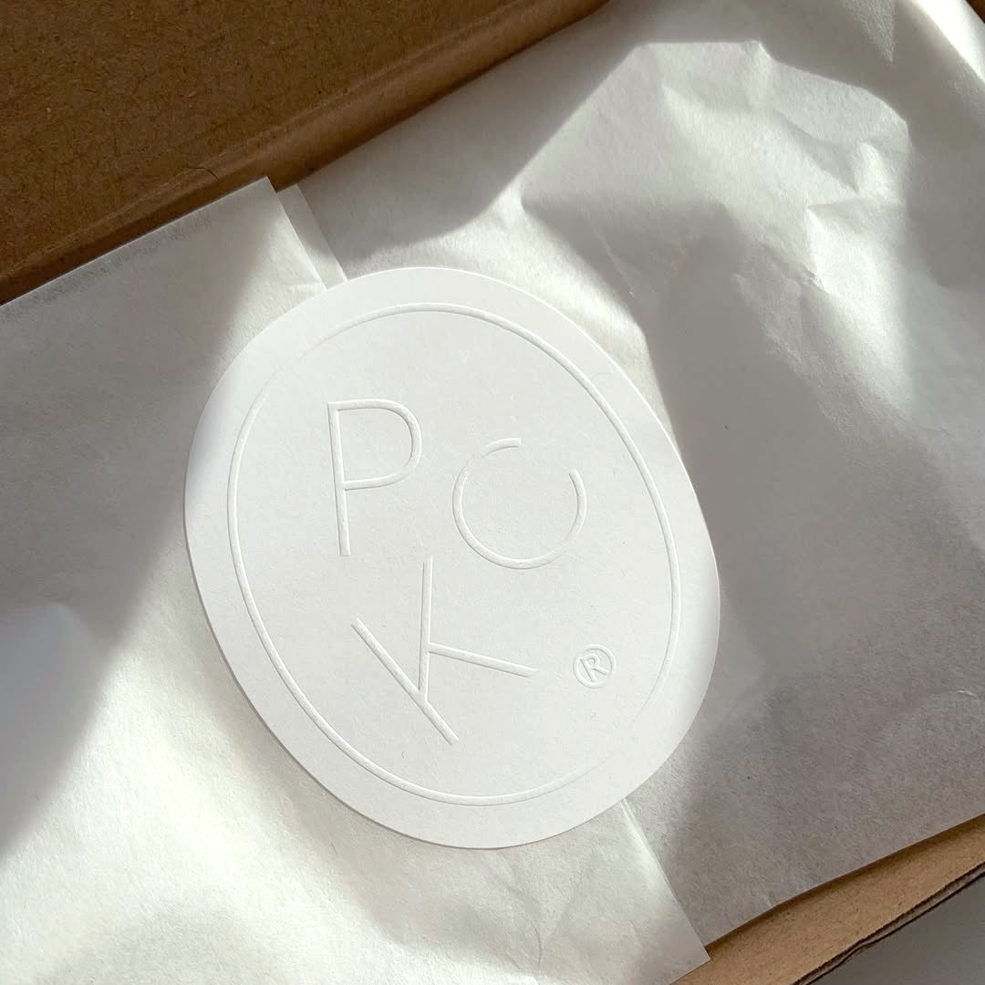 Uncoated Paper Embossed Stickers