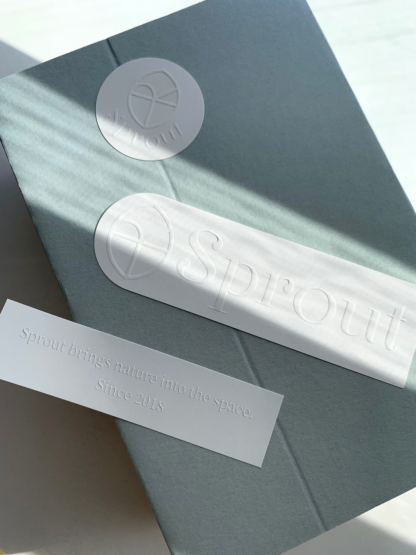 Uncoated Paper Embossed Stickers