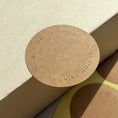 Load image into Gallery viewer, Kraft Paper Embossed Stickers
