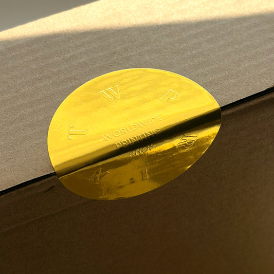 Gold Metallic Embossed Stickers